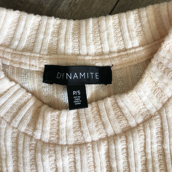 Dynamite cream knit tank - Picture 3 of 3